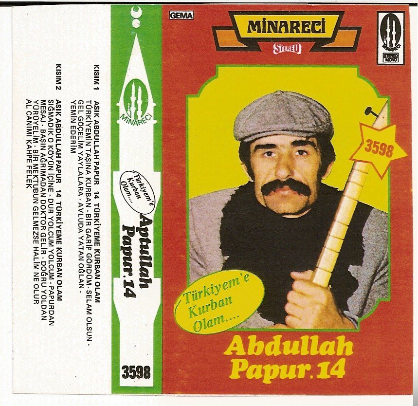 دانلود آلبوم Türkiyeme Kurban Olam (1982) از Abdullah Papur