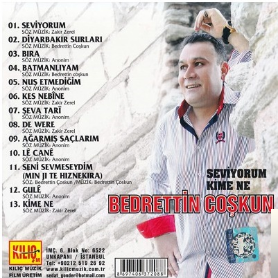دانلود آلبوم Seviyorum Kime Ne (2012) از Bedrettin Coşkun