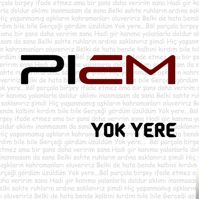 دانلود آلبوم Yok Yere (2017) از Piem