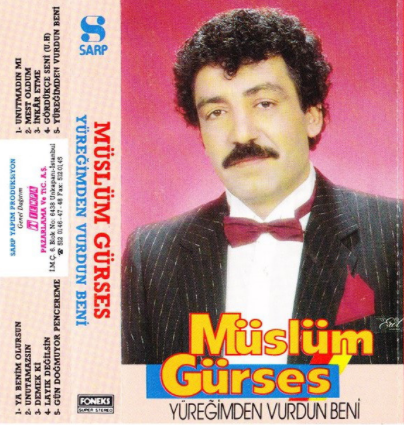 دانلود آلبوم Yüreğimden Vurdun Beni (1994) از Müslüm Gürses